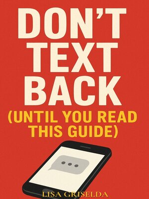 cover image of Don't Text Back